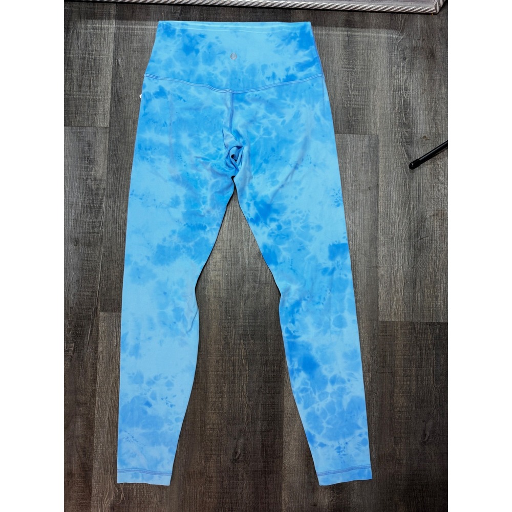 Lululemon Align No Line HR Pant 28 Shibori Blue Tie Dye Nulu Leggings LW5IS6S 8 - Picture 2 of 3